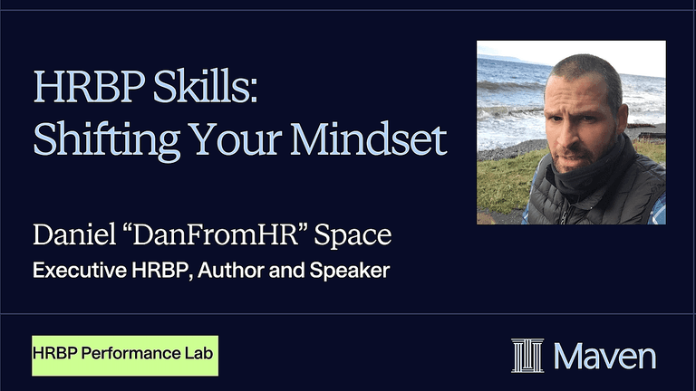 HRBP Skills: Shifting Your Mindset cover image